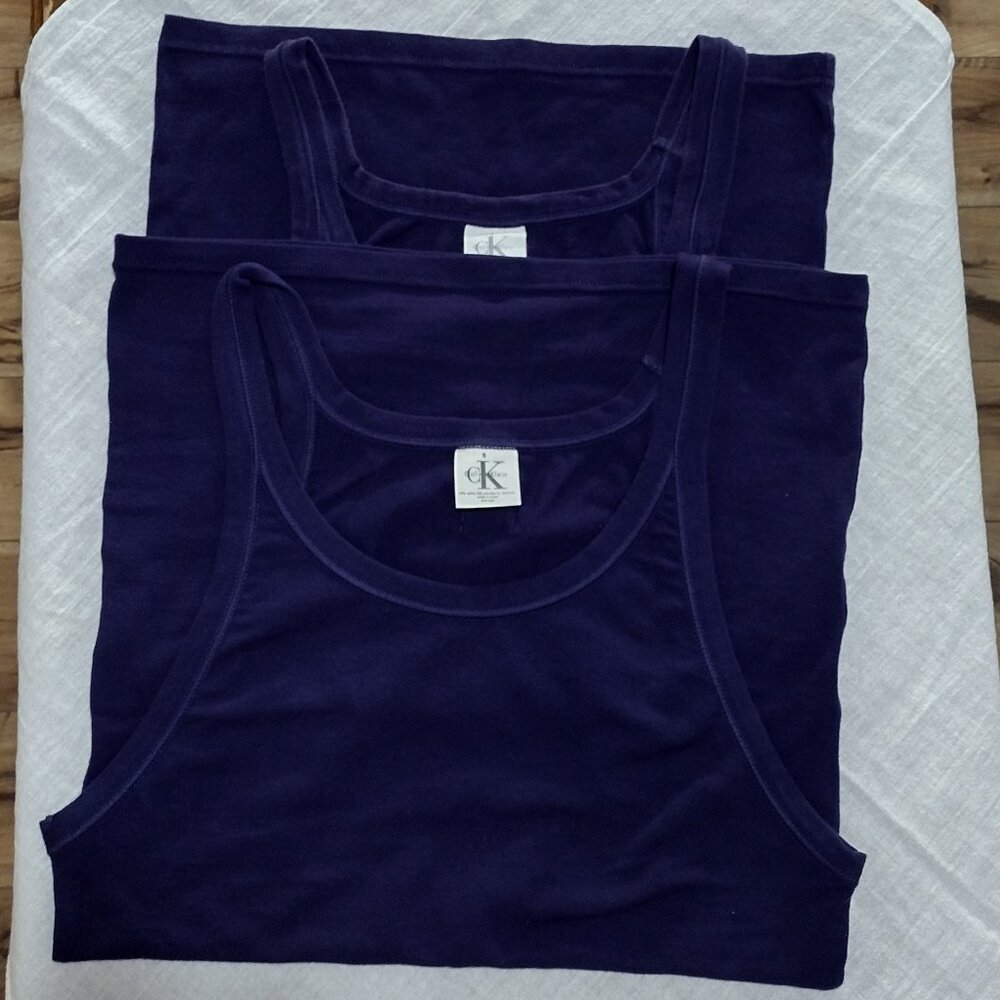 2 VTG Calvin Klein Men's Tank Tops - Picture 5 of 14